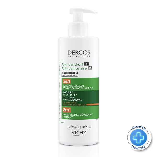 Vichy Dercos sampon protiv peruti DS 2U1 390 ML